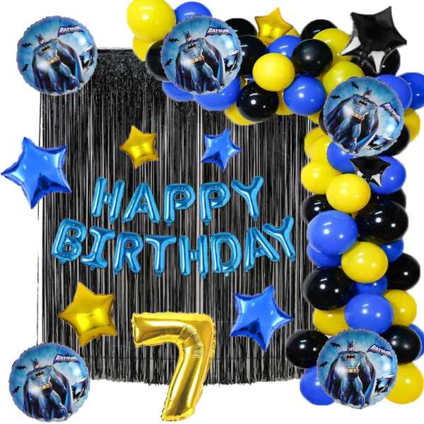 Batman Theme Birthday Party Decoration - BirthdayShop