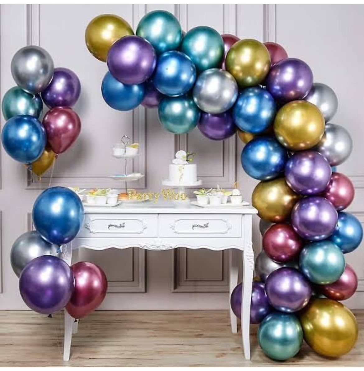 metalic balloons - BirthdayShop