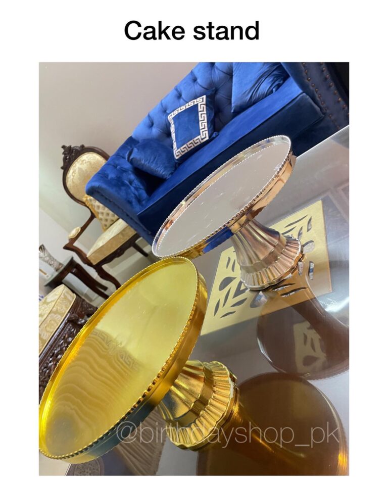 cake stand-golden - Image 2